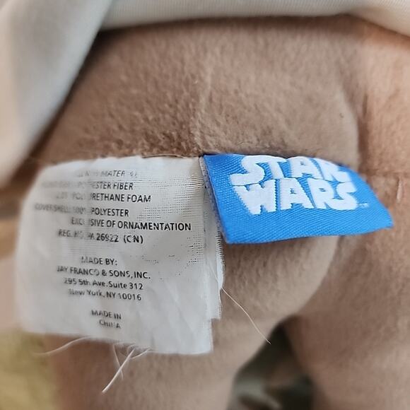 Star Wars Yoda Plush 17” Jay Franco Lucasfilm Early 2000s Stuffed Jedi Toy Robed - Picture 5 of 8
